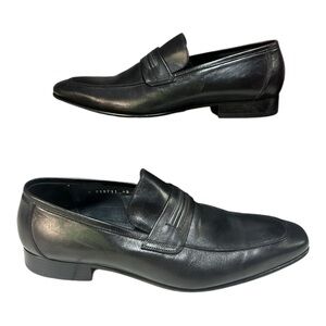 Oguz Men’s Black Leather Dress Shoes Size 11 (45)